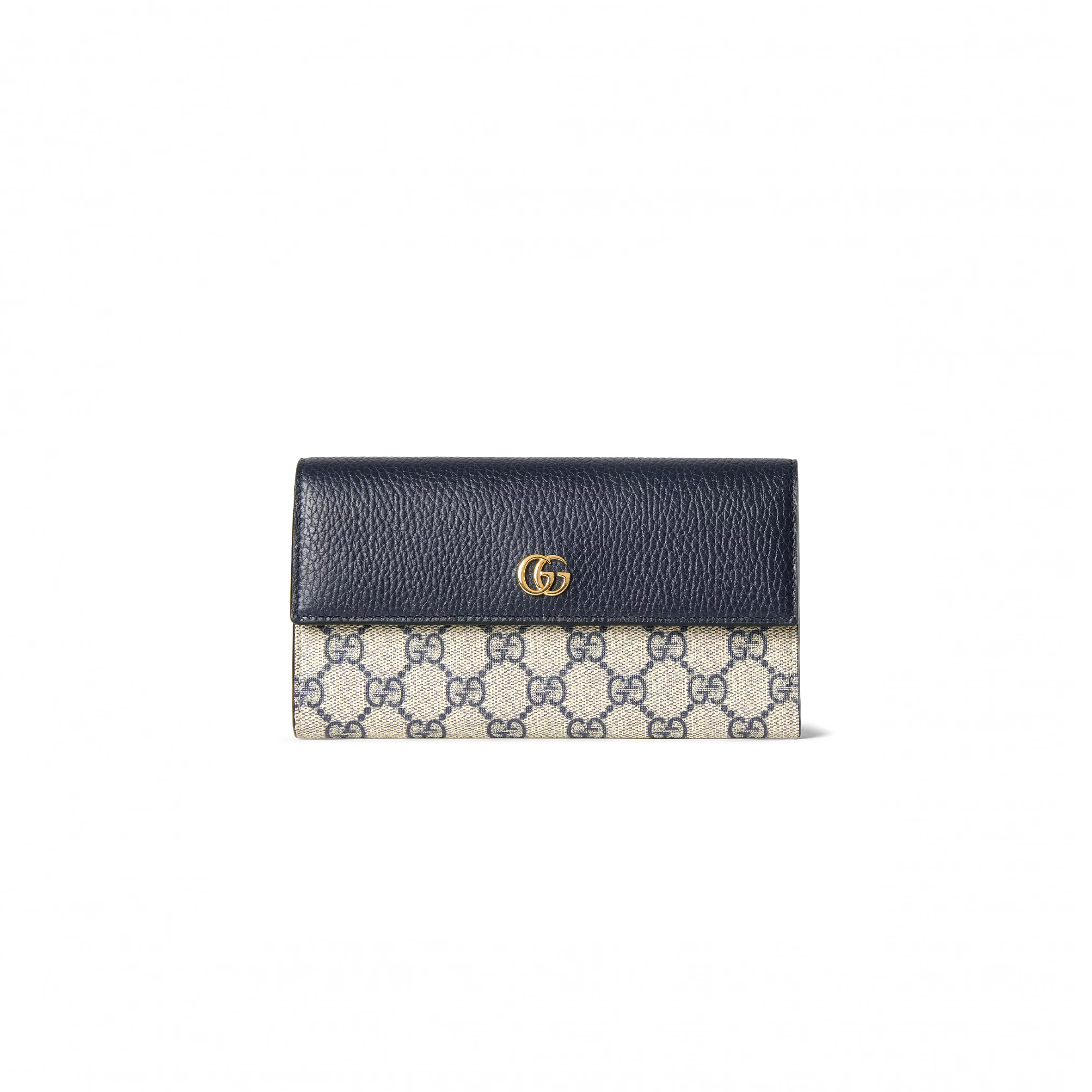 GUCCI BI-COLOR GG MARMONT CONTINENTAL WALLET ‎45611617WAG4041 (19*10*3.5cm)